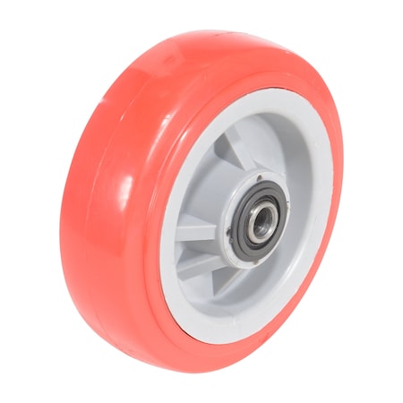 Polypropylene Wheel 6x2 Red/White